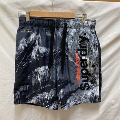 Superdry Mens  Size M Black  / Grey 