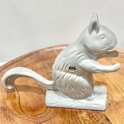 Vintage Aluminium Squirrel Nut Cracker 