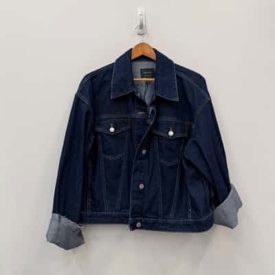 NEW - Decjuba Tahli Turn Back Denim Jacket - Size 14 