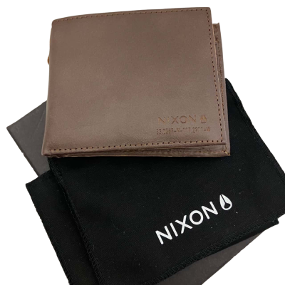 Nixon Men's Bedford Leather Brown Wallet