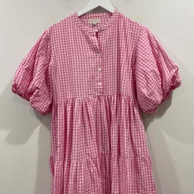  Magnolia  Maxi Dress Pink  / White 