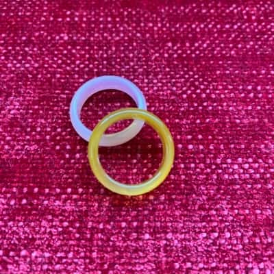  Womens glass Ring 