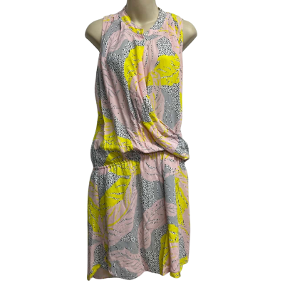 Country Road Size 12 Pink & Yellow Dress