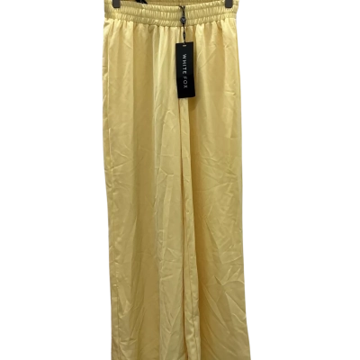 White Fox Womens  Size XXS Casual Pants Yellow 