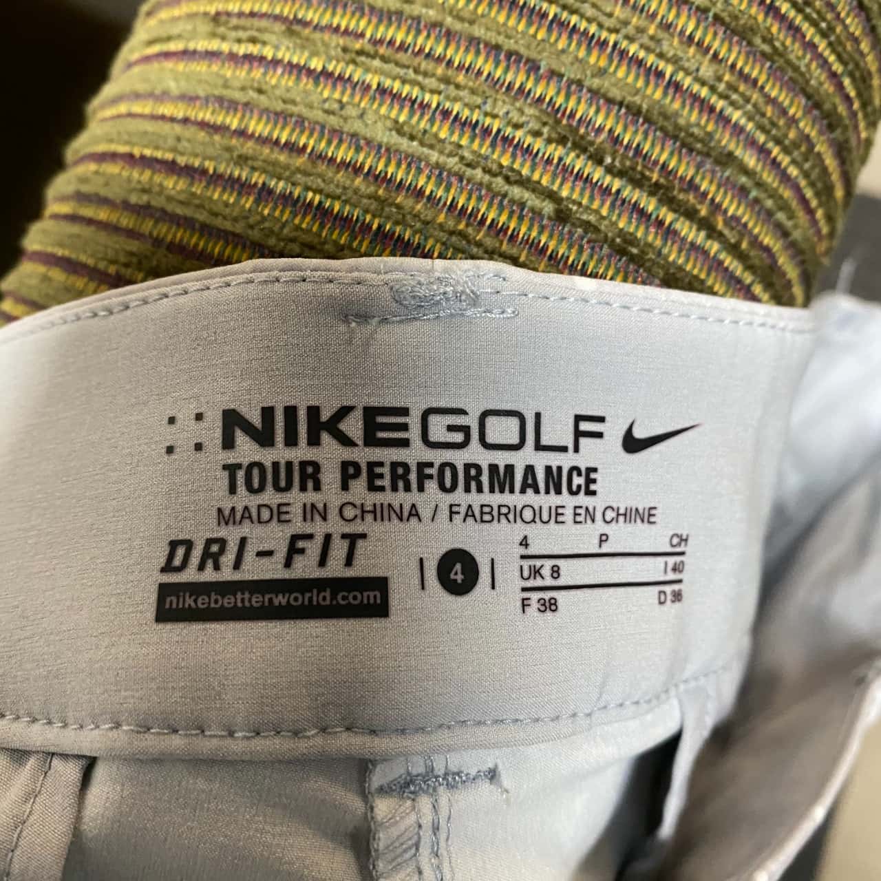 Nike Womens Golf Shorts Size 4 Grey/Orange/White BNWT(s)