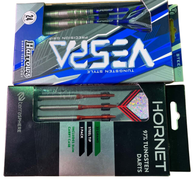 2 packs of Tungsten style darts 