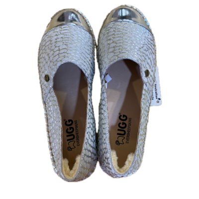 UggEversheepskin, Womens, Size 39 Silver Shoes