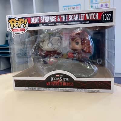 Pop Moment Dead Strange and the Scarlet Witch Doctor Strange Multiverse of Madness Marvel