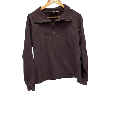 Viktoria & Woods Womens  Size 6 Quarter Zip Jumper Brown 