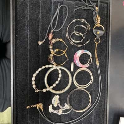 Bangle / Earrings / Necklace Multicoloured 