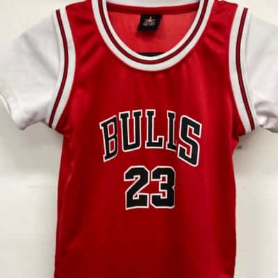 Chicago Bulls NBA Kids  Size XS Sport Top Red / White 