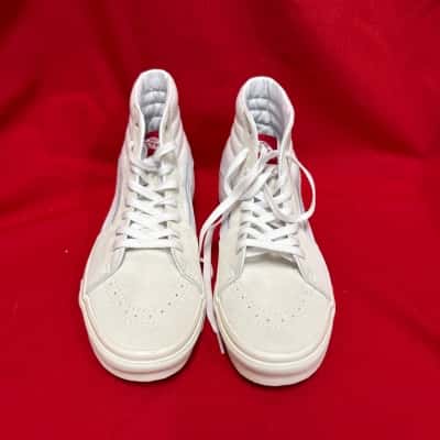 Vans Men's SK8 Hi High Top Sneakers  Size US 10 /  UK 9 White 