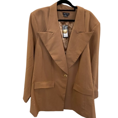 City Chic Womens  Size XXL Blazer Beige 