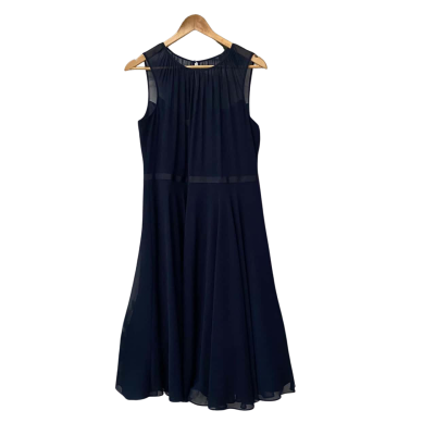Hobbs Womens  Size 14 Party Dress Navy Blue 