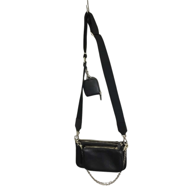 Country Road Womens Little Shoulder Bags Black. PU/Polyester/Recycled Polyester 