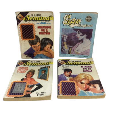 Vintage Comic Books x 4 As pictured