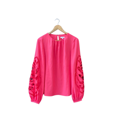 Reiss Size 12 Long Sleeve Top Pink  