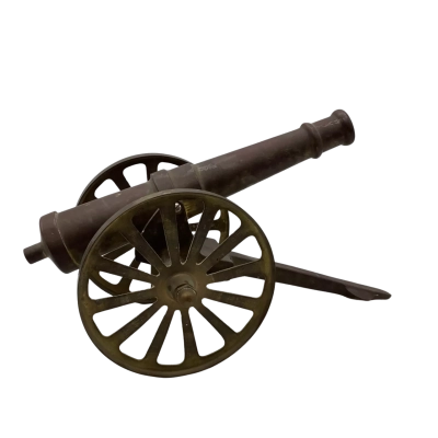 Vintage Brass Canon Home Decor 35 cm  HEAVY    (CAB)