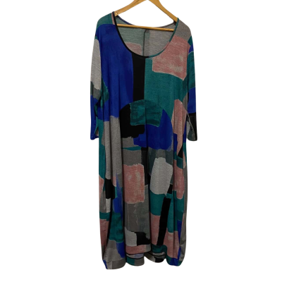 Taking Shape Womens  Size M Midi Dress / Shift Dress Multicoloured 
