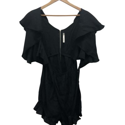 Indikah Womens  Size 10 Mini Dress Black  