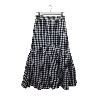 AERE Gorgeous Cottage Core Aesthetic LINEN Skirt Size 8