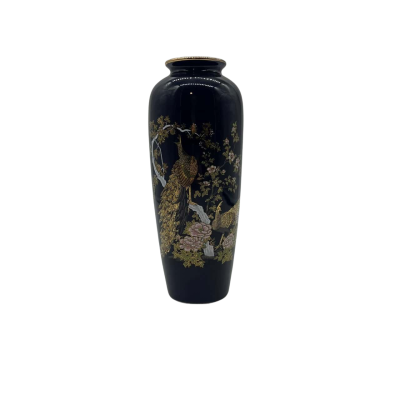 Black Floral Vase