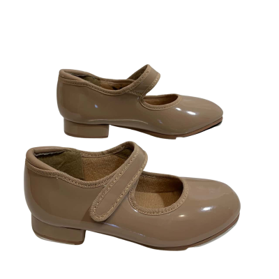  Kids No-Tie Tap shoe Size 11cm Beige