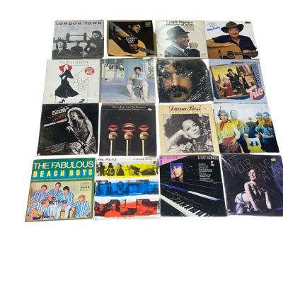 Bundle of 16 Pop Culture Artists Vinyls 