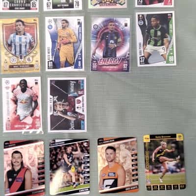 Sports Trading Card Lot – Topps (Match Attax Football) & Teamcoach (AFLW / AFL)