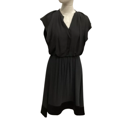 Lanvin Collection Size 82 Short Sleeve Dress Black  