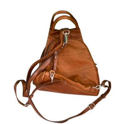 Gianni Conti Fine Italian Leather Tan Medium Rucksack
