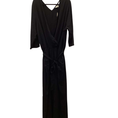 Beme Womens  Size 20 Playsuit Black  with Tie Round Belt RRP $99.99