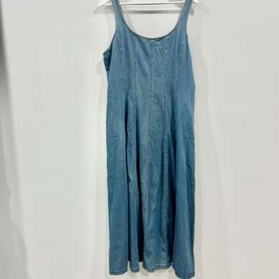 BNWT Isle of Mine Denim Tank Dress Size L RRP $159.95