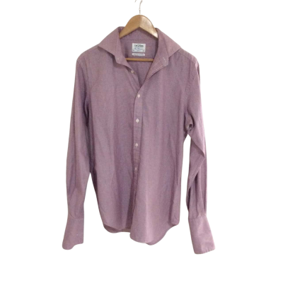 T.M. Lewin Mens  Size S Long Sleeve Shirt Multicoloured / Red / White 