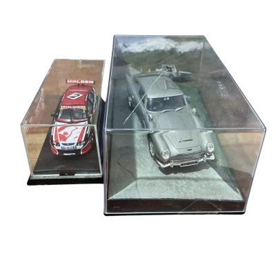 Two Diecast Model Vehicles - 1:43 Goldfinger & 1:64 Holden Biante