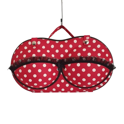 Target Womens Purse Polka Dot / Red / White, Black Trim