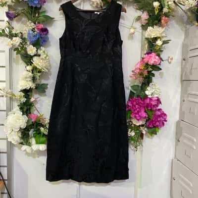 Anna Thomas Womens  Size 14 Cocktail Dress Black  