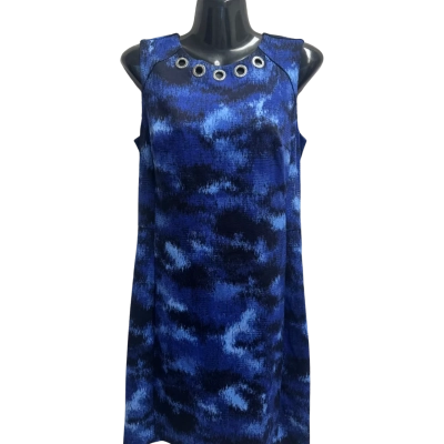 Michael Kors Womens  Size 6 Mini Dress Black  / Blue / White 