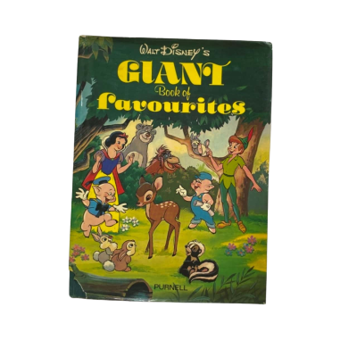 Vintage Walt Disney Giant Book Of Favourites 