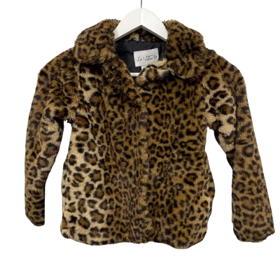 Liv & Lottie FAUX FUR Girls Size 7 Jacket