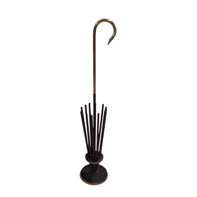 Vintage Paris Art Cast Bronze Umbrella Shaped Napkin Holder HAGENAUER BOSSE ERA