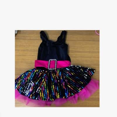 'Weissman' Toddler Size XSC Black / Other / Pink  Dance Costume