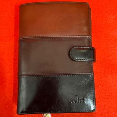 Cellini Women's 3 Tone Leather Wallet Black  & Brown's