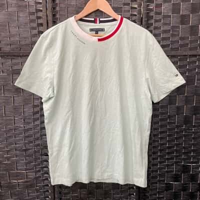 Tommy Hilfiger Mens  Size XL Short Sleeve T-shirt Green 