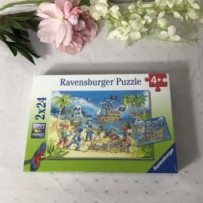 Ravensburger "Adventure Island" 2 x 24 Puzzle (new)