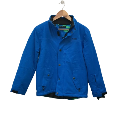 Arctic Star Kids Size 12 Ski Jacket Black  / Blue - excellent pre loved condition 