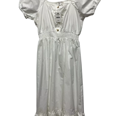 Cotton On Women's  Size M Midi Dress / Short Sleeve Dress  White 
