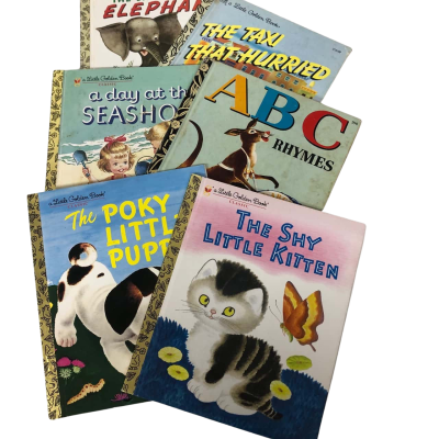 Little Golden Books Assorted Titles Set of Six (F)