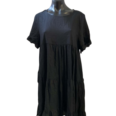 Caroline Morgan Womens  Size 10 Casual Dress Black  