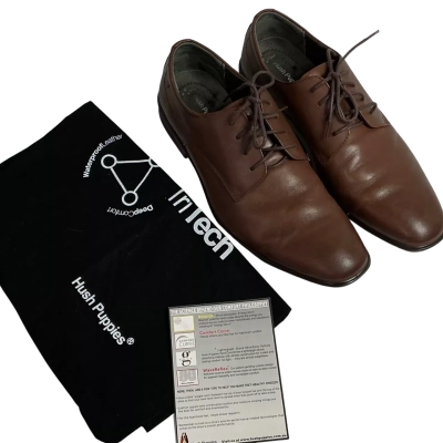 Hush Puppies Mens  Size 10.5 Dress shoes Brown 